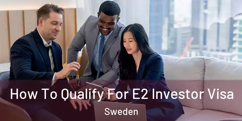  How To Qualify For E2 Investor Visa Sweden